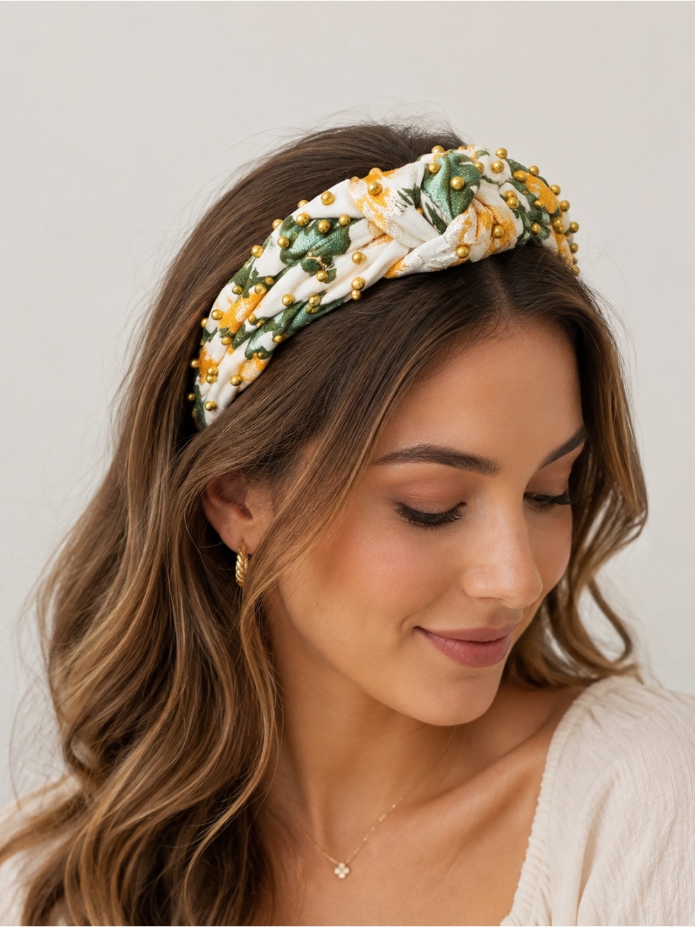 Shiraleah Lemon Charms Headband NWOT